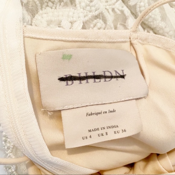 BHLDN Sinclair Long sleeve beaded wedding Dress - Picture 11 of 12